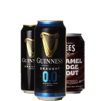Selectie van stout bieren uit ons assortiment