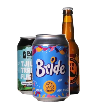 Selectie van wit bieren uit ons assortiment