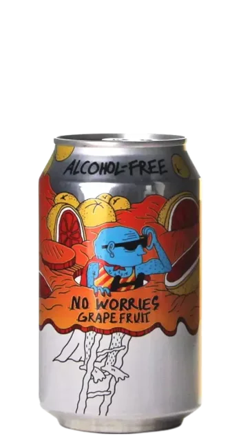 Lervig No Worries Grapefruit 33 Alcoholvrij Bier kopen