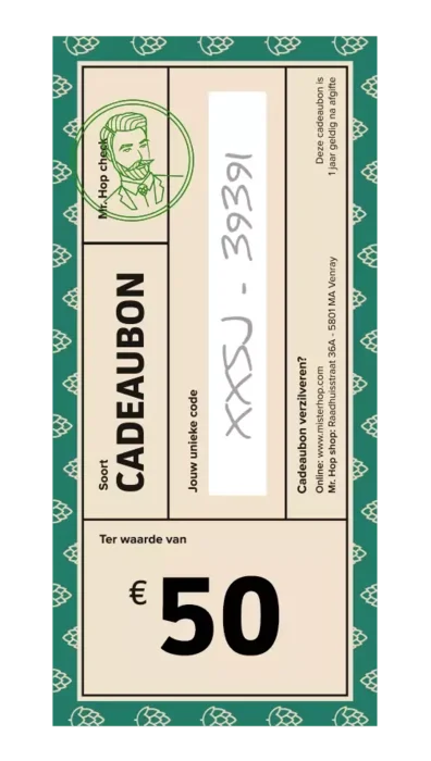 Cadeaubon €50 Bier kopen