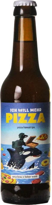 Orca Brau / Lieber Waldi Ich Will Mehr Pizza 33 IPA Bier kopen