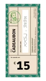 Cadeaubon €15