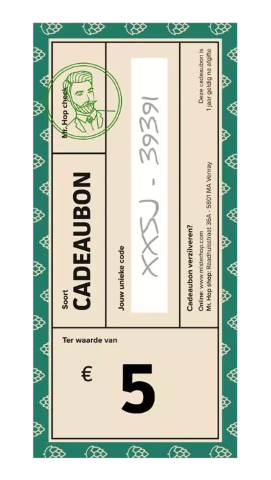 Cadeaubon €5